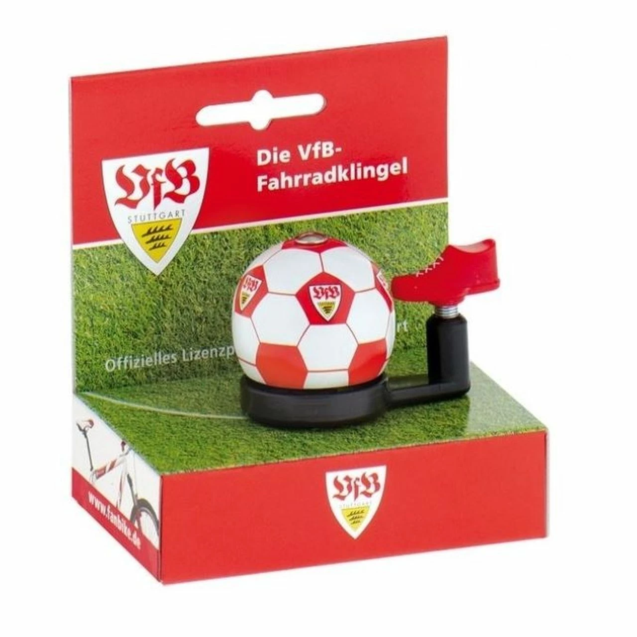 Fanbike Bundesliga VfB Stuttgart Fahrrad Glocke 1 Fanbike Bundesliga VfB Stuttgart Fahrrad Glocke