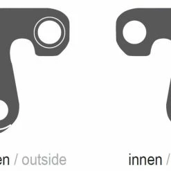 Ghost Schaltauge Derailleur Hanger Ausfallende GRH-02SI EZ1336