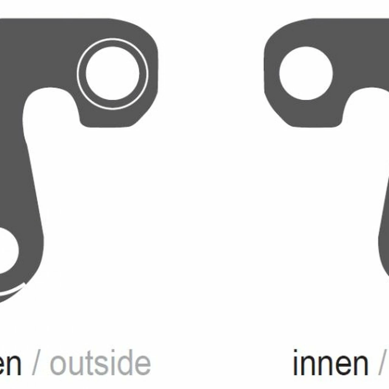 Ghost Schaltauge Derailleur Hanger Ausfallende GRH-02SI EZ1336 1 Ghost Schaltauge Derailleur Hanger Ausfallende GRH-02SI EZ1336