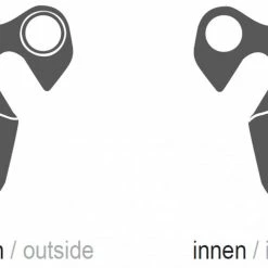 Ghost Schaltauge Derailleur Hanger Ausfallende GRH-10BL EZ1345