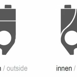 Ghost Schaltauge Derailleur Hanger Ausfallende GRH-14BL EZ1567